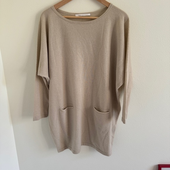 Saverio Palatella 100% cashmere oversize sweater S/M - Picture 2 of 10